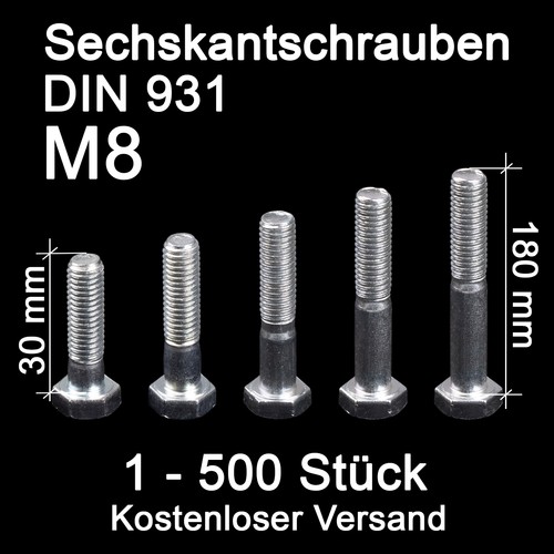 Din 931 sechskantschrauben - din,