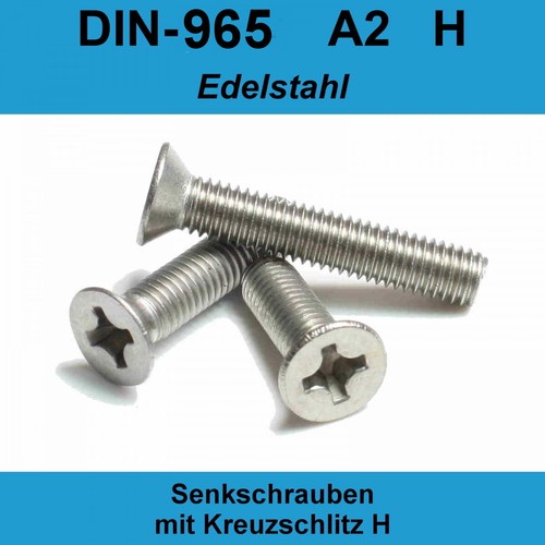 Din 965 senkschrauben mit - m8,