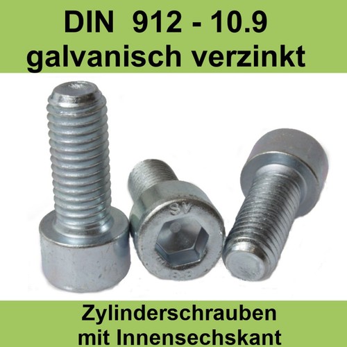 Din 912 galv verzinkt - din,